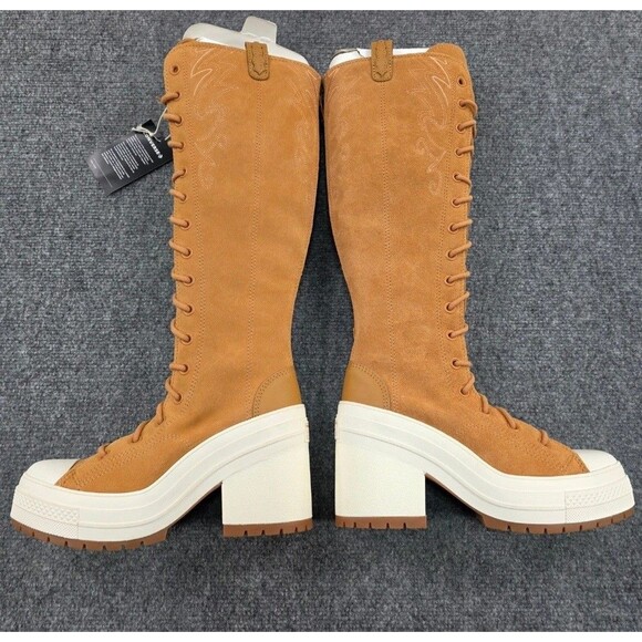 New CONVERSE Chuck 70 De Luxe Heel XX Platform High Western Women’s Sz 8 A15660C - Picture 4 of 14